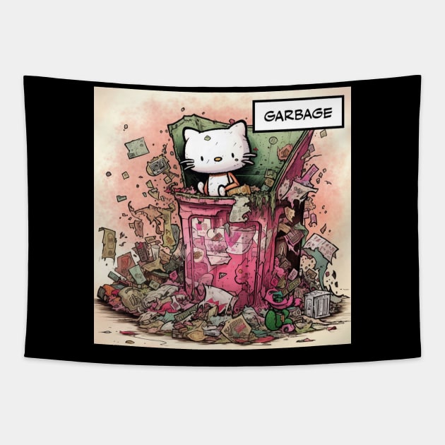 garbage Tapestry by dailydadacomic