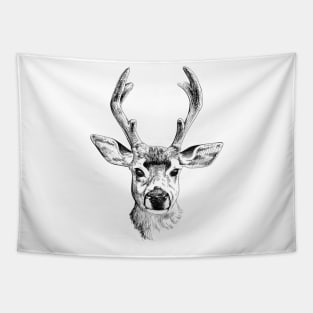 Deer Face Tapestry