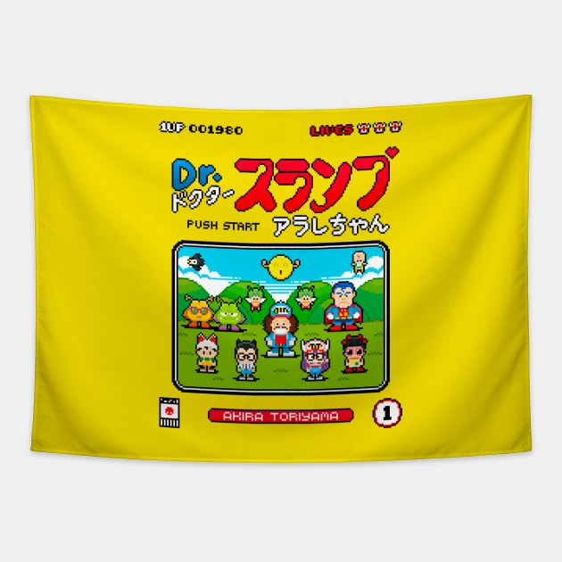 Arale Press Start Tapestry by The_Oluk