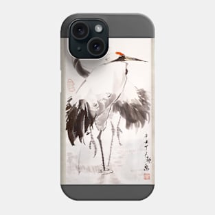 Two Crane in the Water Phone Case