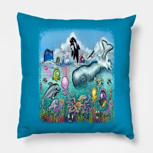 Aquatic Fantasy Pillow