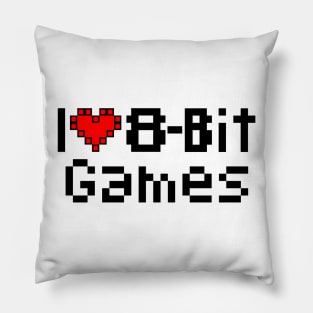 I love 8 bit games Pillow