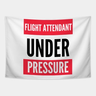 Flight Attendant Under Pressure Tapestry