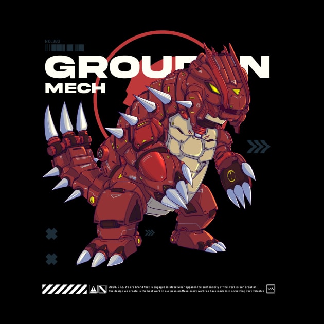 Mecha Groudun by Dnz