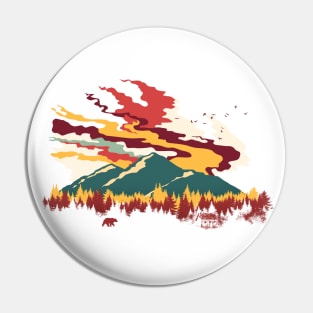 MOUNTAIN AUTUMN FLARE Pin