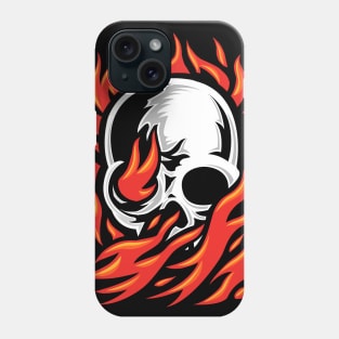 Fire Skull Phone Case