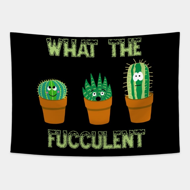 What the Fucculent Trio Tapestry by SNK Kreatures