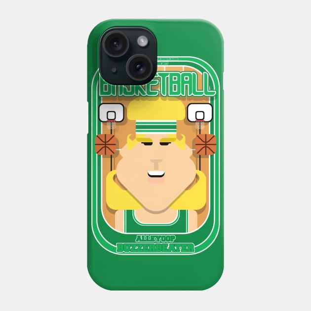 Basketball Green - Alleyoop Buzzerbeater - Hazel version Phone Case by Boxedspapercrafts