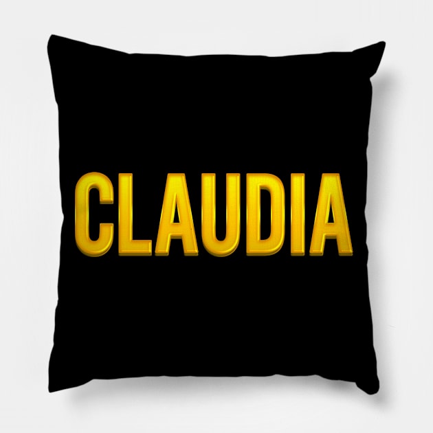 Claudia Name Pillow by xesed