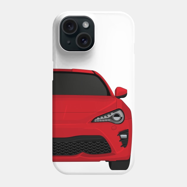 GT86 Red Phone Case by VENZ0LIC