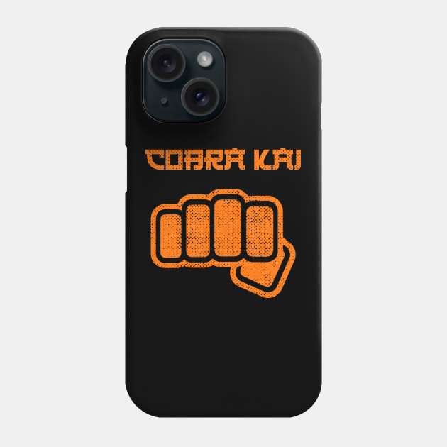 COBRA KAI design ✅ strike first nostalgia 80s tv orange version Phone Case by leepianti