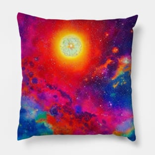 Tie Dye Galaxy Pillow