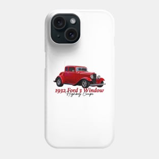 1932 Ford 5 Window Coupe Phone Case