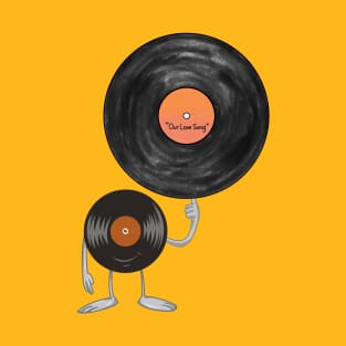 Funny Vinyl Music Record Retro Vintage Retro Classic Cool T-Shirt