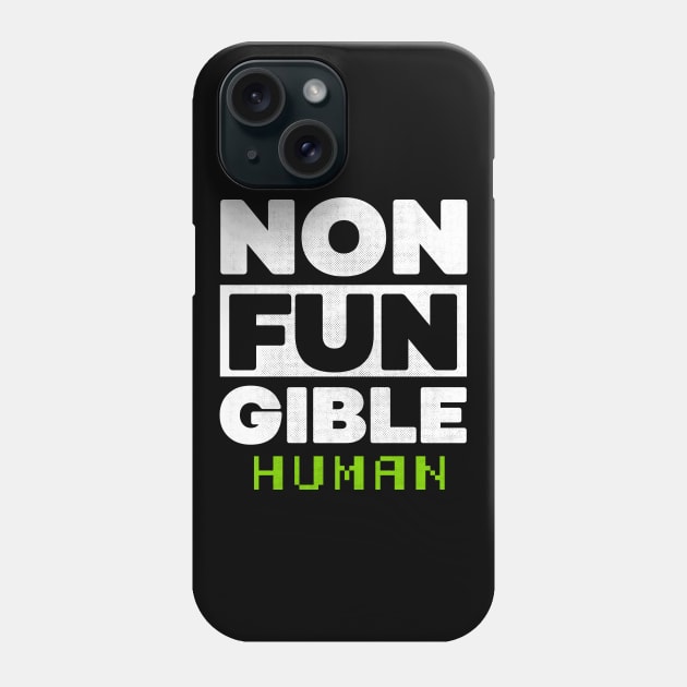 Non Fungible Token Human nft Phone Case by opippi