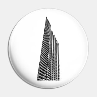 Barbican in black and white Pin