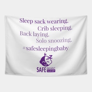 Safe Sleeping Baby Tapestry