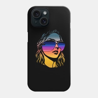 Vapourwave Girl - full colour Phone Case