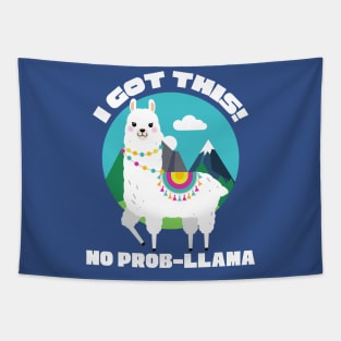 I Got This No Prob Llama Funny Vintage No Problem Tapestry