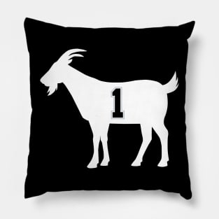 San Antonio GOAT - number 1 - White Pillow