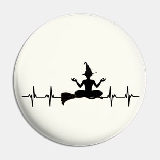 Heartbeat Witch Pin