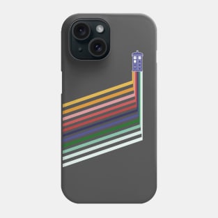 13th Doctor Retro Diagonal Stripes Phone Case