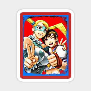 Street Fighter R. Mika and Sakura K. V2 Magnet