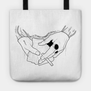 Black & white Elegant Art 21 Tote