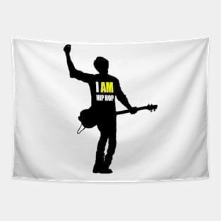 IAHH-SILHOUETTE-GUITARIST-MALE-2 Tapestry