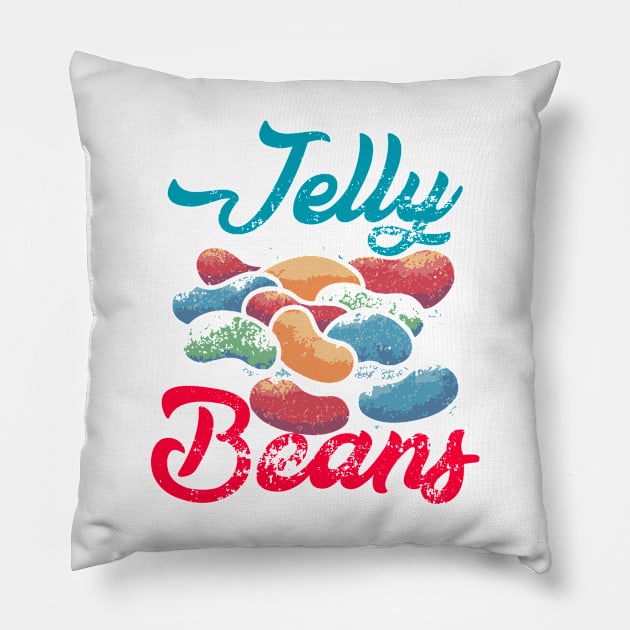 Jelly beans Pillow by arafat4tdesigns