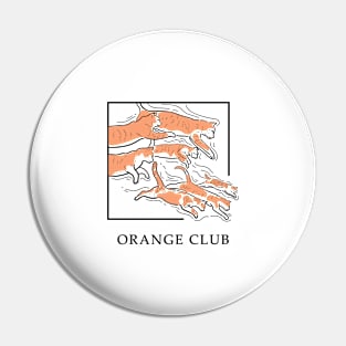 Orange club Pin