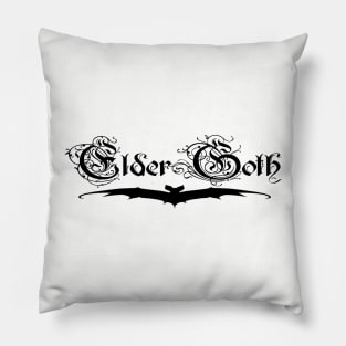 ElderGoth (Black) Pillow