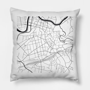 Vilnius Map City Map Poster Black and White, USA Gift Printable, Modern Map Decor for Office Home Living Room, Map Art, Map Gifts Pillow