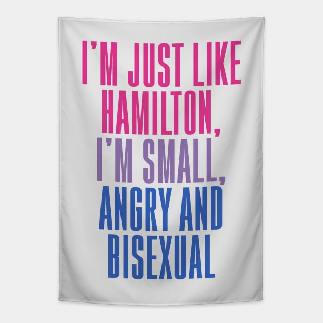 Small, Angry and Bisexual! Tapestry by byebyesally