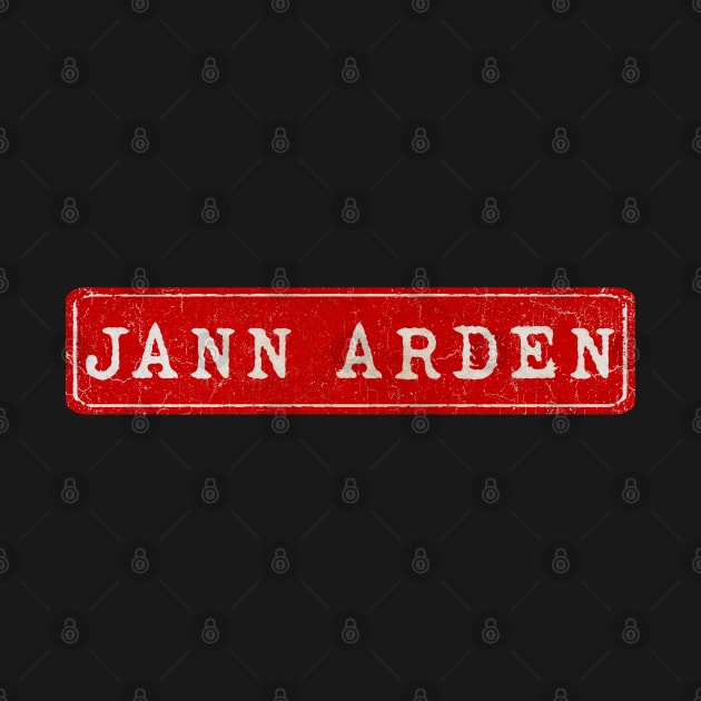 vintage retro plate Jann Arden by GXg.Smx