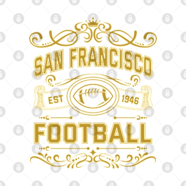 Vintage San Francisco Football by carlesclan