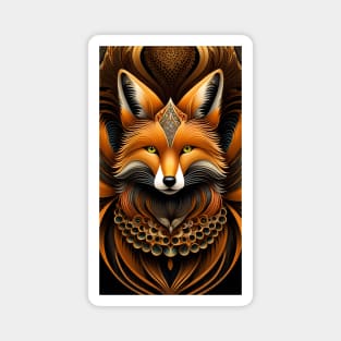 Beautiful Fox Design Magnet