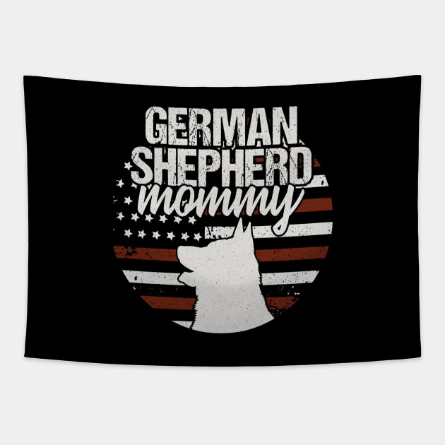 German Shepherd Mommy Tapestry by Tesszero