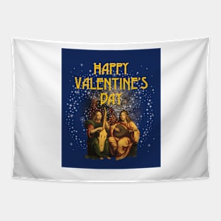 Happy Valentines Day Musical Starlight Tapestry