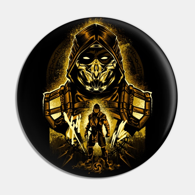 Zenkatsujin Fighter Scorpion Pin by HyperTwenty