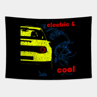 Cool electric car Tapestry