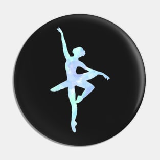 Blue/Green Ballerina Pin