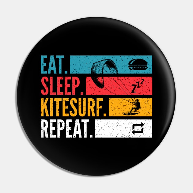 Eat Sleep Kitesurf Repeat Kitesurfing Pin by Primo Style