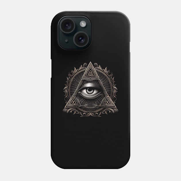 Eye of Providence Phone Case by EventHorizon