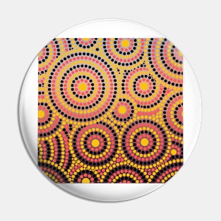 Awesome Aboriginal Dot Art Pin