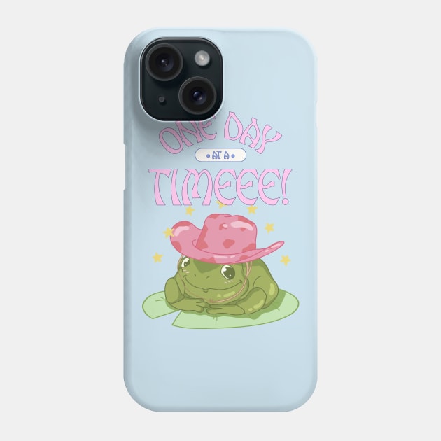 One Day At A Time Frog Toad Fairytale Fairy Tale Phone Case by Tip Top Tee's
