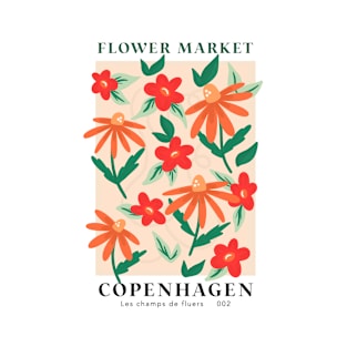 flower market - copenhagen T-Shirt