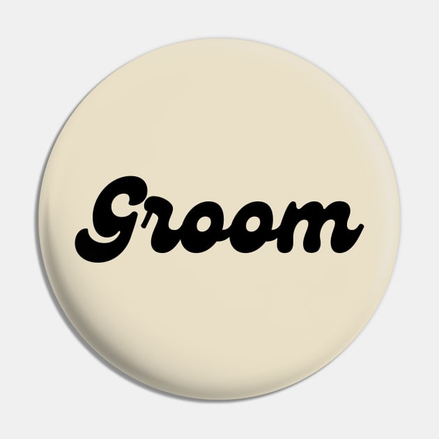 Groom Pin by The Sparkle Report