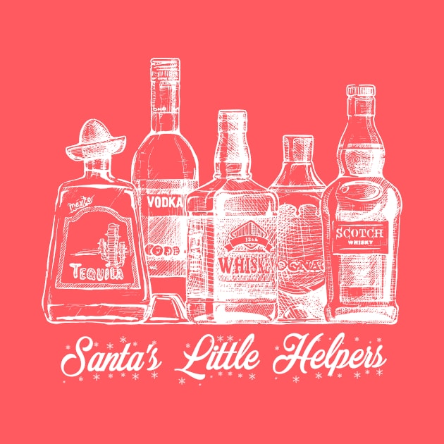 Santa's Little Helpers (white) by theshirtsmith