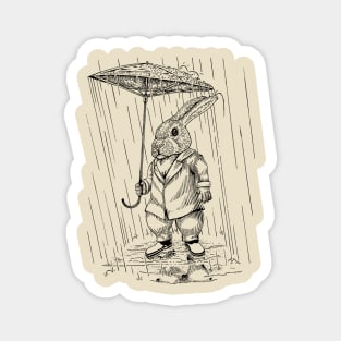 Mr. Rabbits Rainy Day Magnet